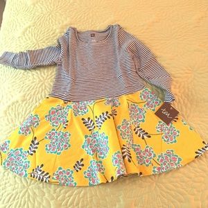 Mixed Pattern Twirl Dress